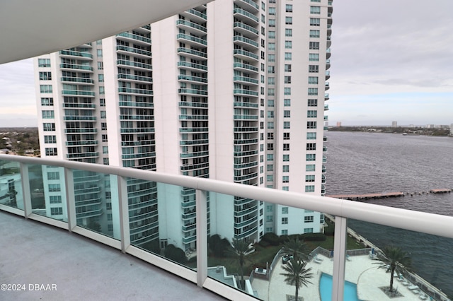 231 Riverside Dr Unit 1106-1, Holly Hill, FL 32117 - balcony featuring a water view