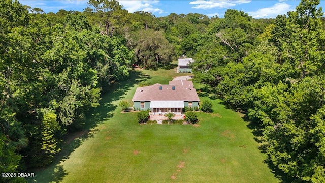771 Arroyo Pkwy, Ormond Beach, FL 32174 - view from above of property featuring a heavily wooded area