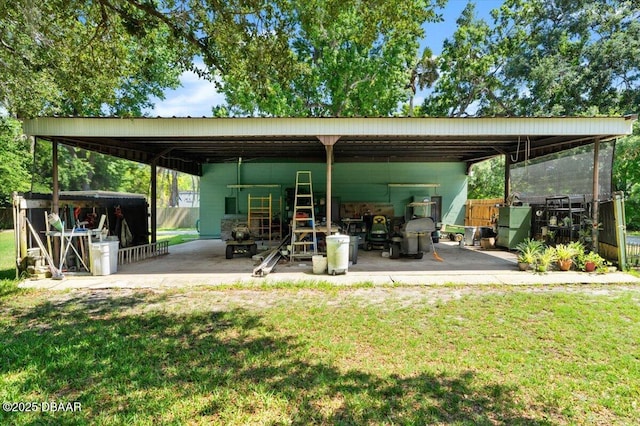 771 Arroyo Pkwy, Ormond Beach, FL 32174 - back of property featuring a carport and a yard