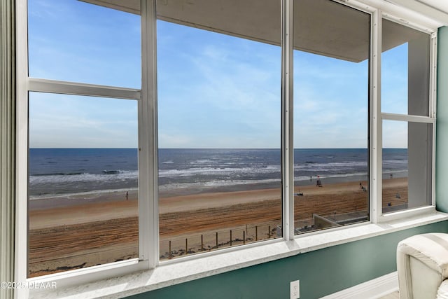 2800 N Atlantic Ave Unit 515, Daytona Beach, FL 32118 - water view featuring nearby beach