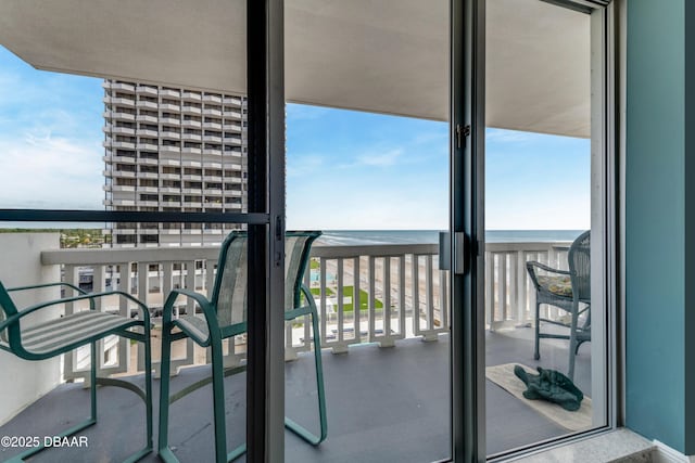 2800 N Atlantic Ave Unit 515, Daytona Beach, FL 32118 - balcony with a water view