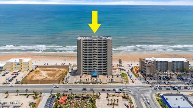 3425 S Atlantic Ave Unit 902, Daytona Beach Shores, FL 32118 - bird's eye view of extended coastline