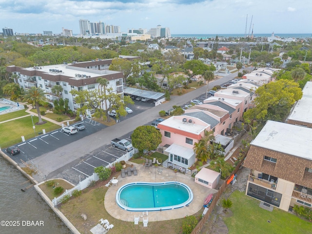 108 Mitchell Pl, Daytona Beach, FL 32118 - bird's eye view of a pool