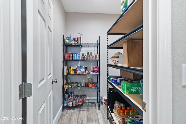 view of pantry