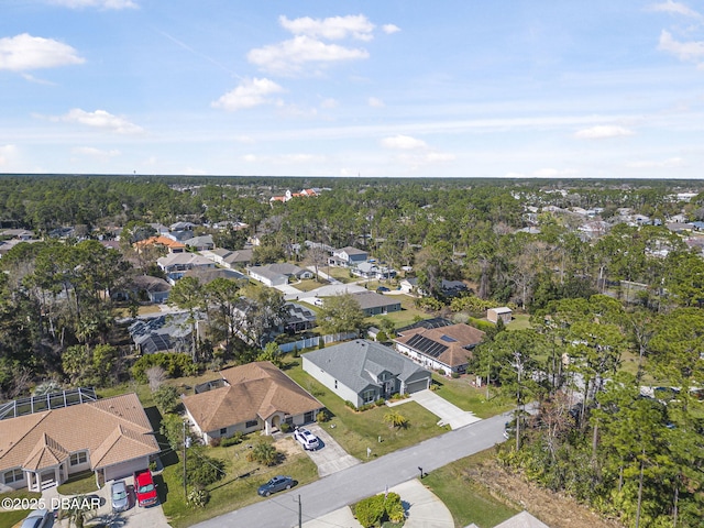 birds eye view of property featuring a residential view