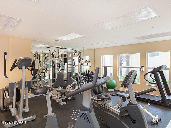 view of exercise room