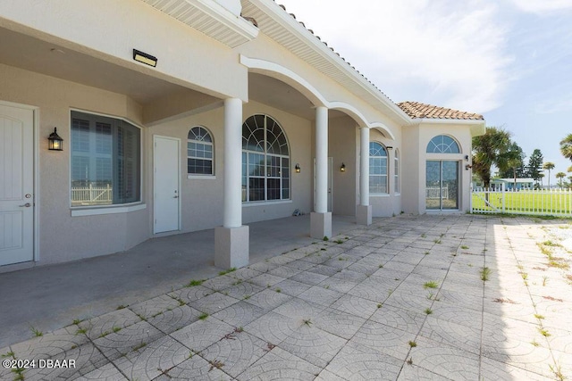 view of patio