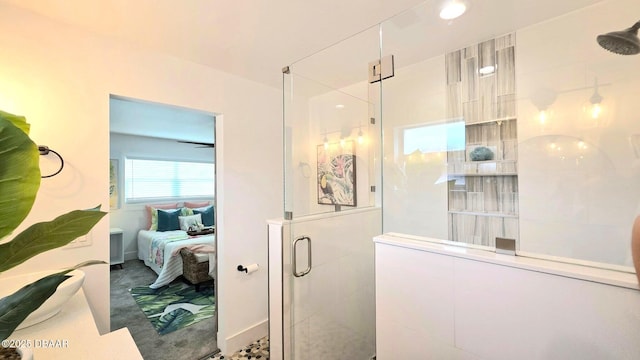 38 Concord Dr, Ormond Beach, FL 32176 - bathroom with ensuite bathroom and a stall shower