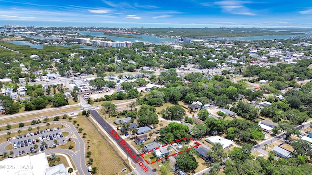 530 Ronnoc Ln, New Smyrna Beach, FL 32168 - bird's eye view featuring a water view