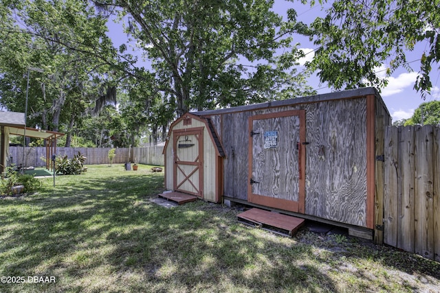 1970 Red Cedar Cir S, Daytona, FL 32119 - view of shed featuring a fenced backyard