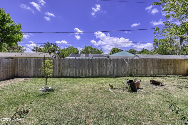 1970 Red Cedar Cir S, Daytona, FL 32119 - view of yard featuring a fenced backyard