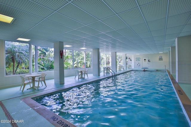 4 Oceans W Blvd Unit 407B, Daytona Beach Shores, FL 32118 - view of indoor pool