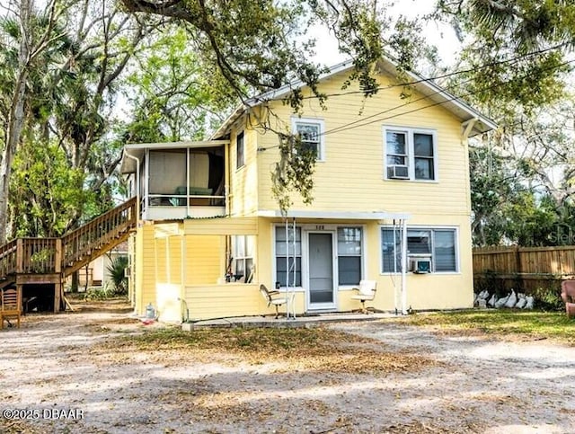 view of rear view of house