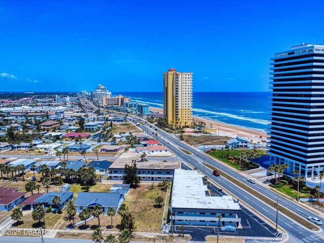 2101 N Atlantic Ave Unit 24, Daytona Beach, FL 32118 - birds eye view of property with a water view and a city view