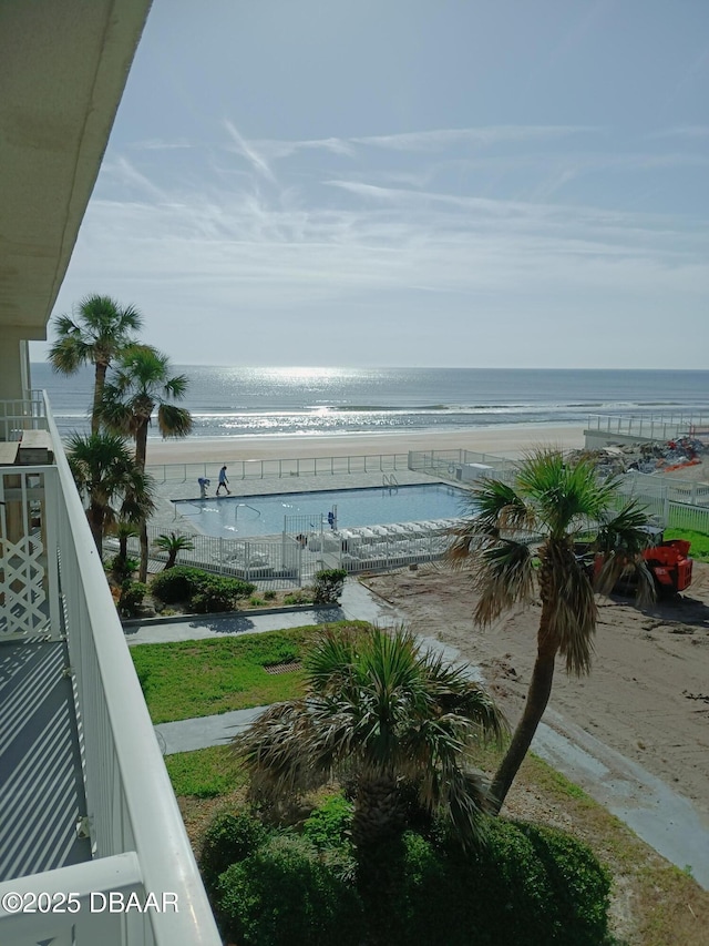 2043 S Atlantic Ave Unit 311, Daytona Beach, FL 32118 - water view featuring local beach