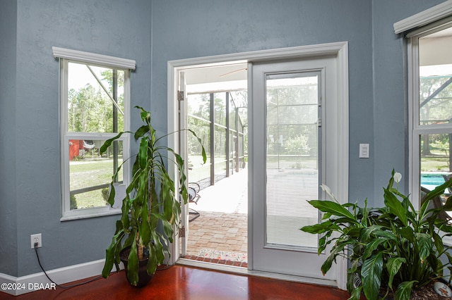 entryway with a healthy amount of sunlight