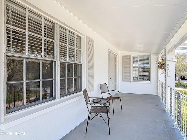 view of patio / terrace featuring a porch