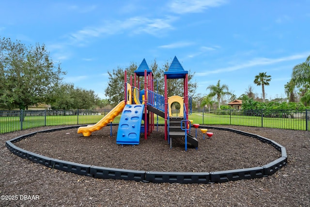 view of jungle gym