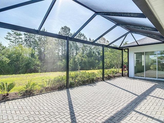 182 Island Breeze Ave, Daytona Beach, FL 32124 - view of patio featuring glass enclosure