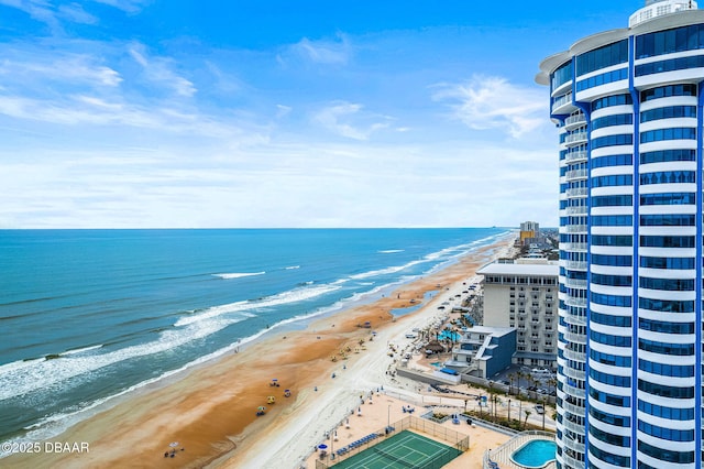 2625 S Atlantic Ave Unit 18Nw, Daytona Beach Shores, FL 32118 - water view with nearby beach