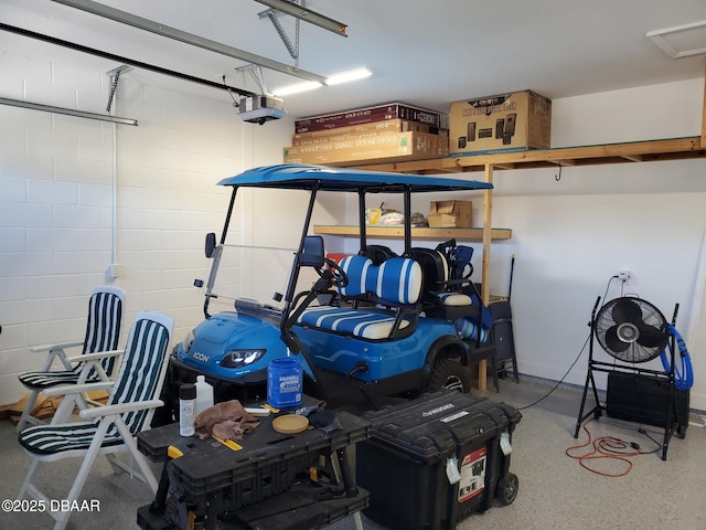580 Barefoot Life Ln, Daytona Beach, FL 32124 - garage featuring a garage door opener