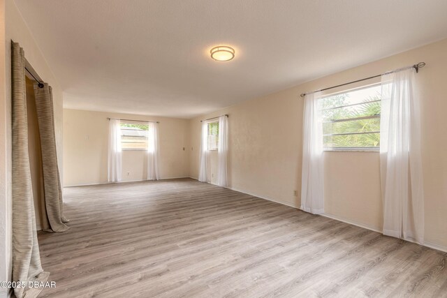 73 N St Andrews Dr, Ormond Beach, FL 32174 - spare room featuring light wood-style floors and baseboards
