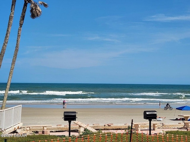 water view featuring a view of the beach