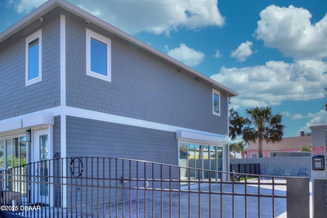 exterior space with fence