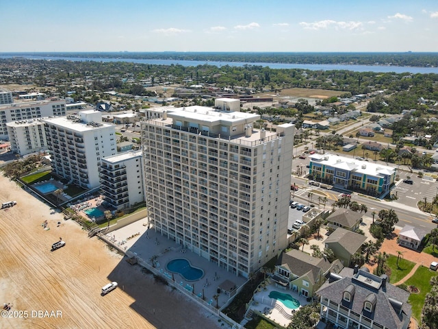 89 S Atlantic Ave Unit 103, Ormond Beach, FL 32176 - birds eye view of property featuring a water view