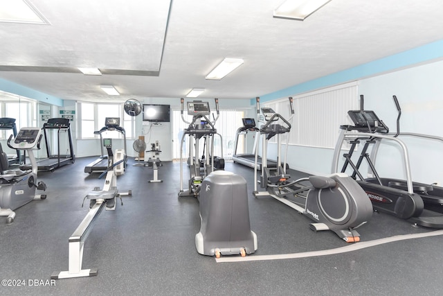 view of exercise room