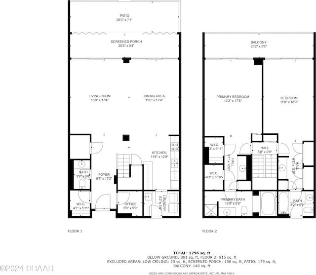 901 S Atlantic Ave Unit 102, Ormond Beach, FL 32176 - room layout
