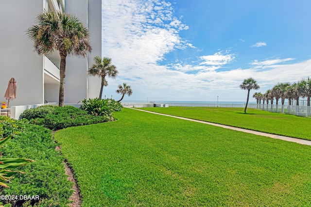 901 S Atlantic Ave Unit 102, Ormond Beach, FL 32176 - view of yard with a water view