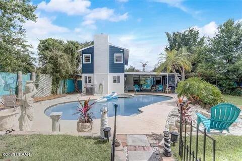 2144 Ridge Dr, Winter Park, FL 32792 - view of pool with fence and a patio