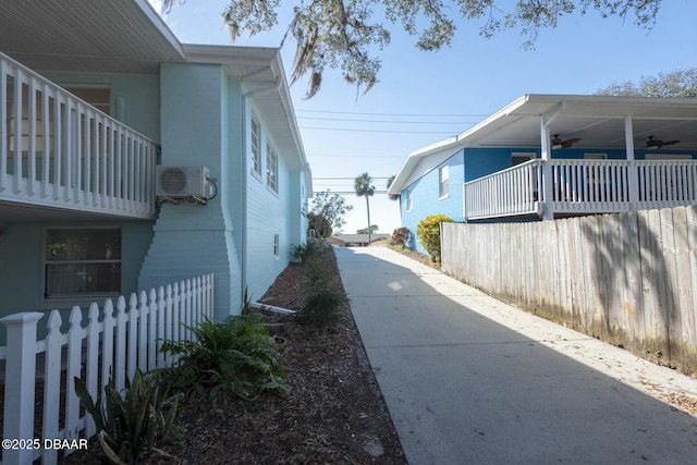 view of side of home