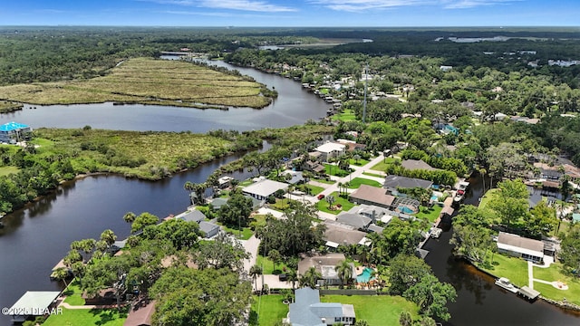 453 Palm Ave, Ormond Beach, FL 32174 - aerial view of property's location featuring a large body of water and nearby suburban area