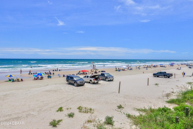 water view with a beach view