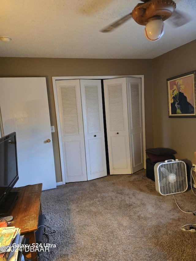 1461 Felton St, Deltona, FL 32725 - bedroom featuring carpet, a closet, and a ceiling fan