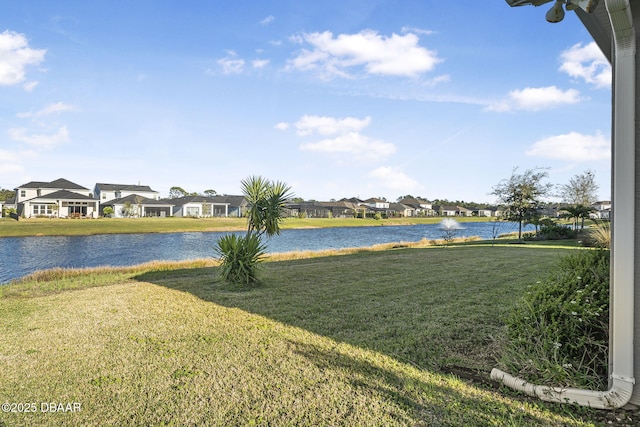 view of water feature featuring a residential view