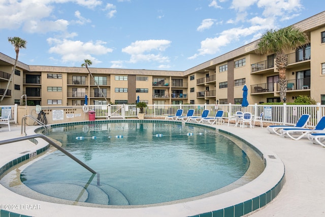 view of pool