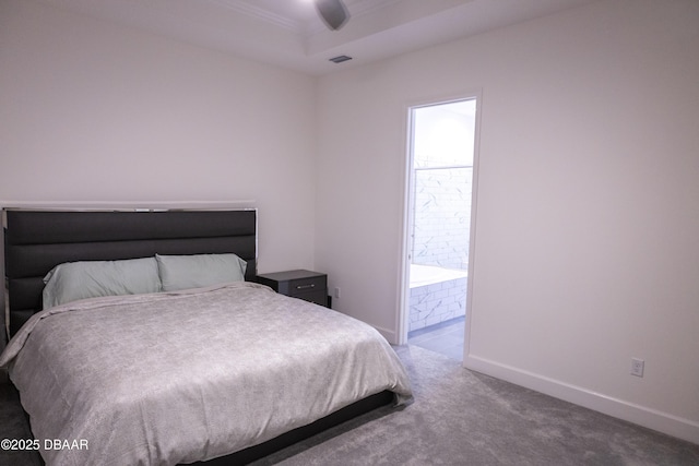 437 Aquamarine Way, Daytona Beach, FL 32124 - carpeted bedroom featuring a raised ceiling and ceiling fan