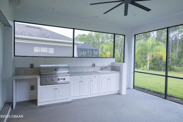 437 Aquamarine Way, Daytona Beach, FL 32124 - unfurnished sunroom with plenty of natural light
