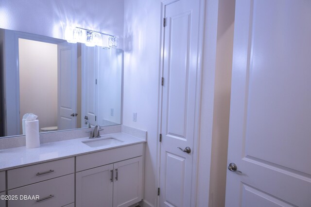 437 Aquamarine Way, Daytona Beach, FL 32124 - bathroom featuring vanity and toilet