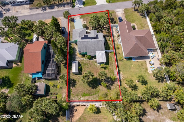 355 Palm Cir, Flagler Beach, FL 32136 - view of property location with property boundaries highlighted