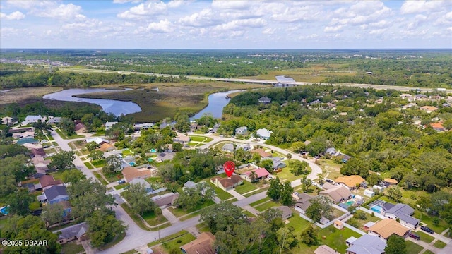 744 Hawks Ridge Rd, Port Orange, FL 32127 - aerial view of property and surrounding area featuring a nearby body of water