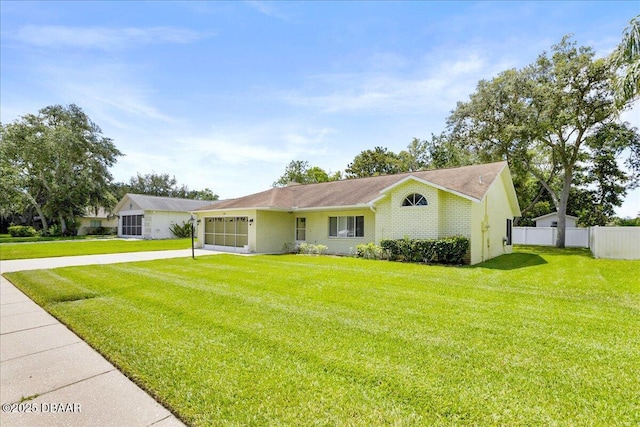 744 Hawks Ridge Rd, Port Orange, FL 32127 - ranch-style house featuring concrete driveway and an attached garage
