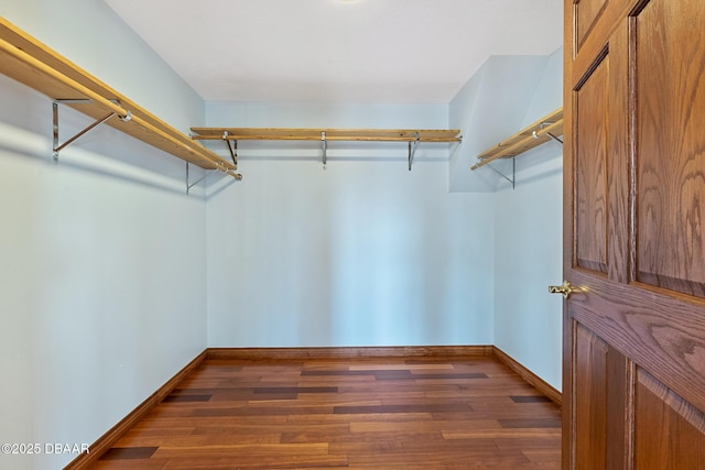 3726 S Atlantic Ave, New Smyrna Beach, FL 32169 - spacious closet featuring wood finished floors
