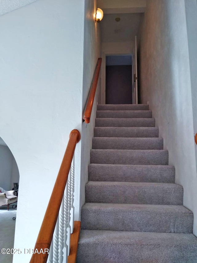 view of staircase