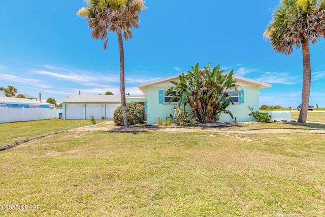 3622 Ocean Shore Blvd, Ormond Beach, FL 32176 - view of front of property featuring a garage and stucco siding