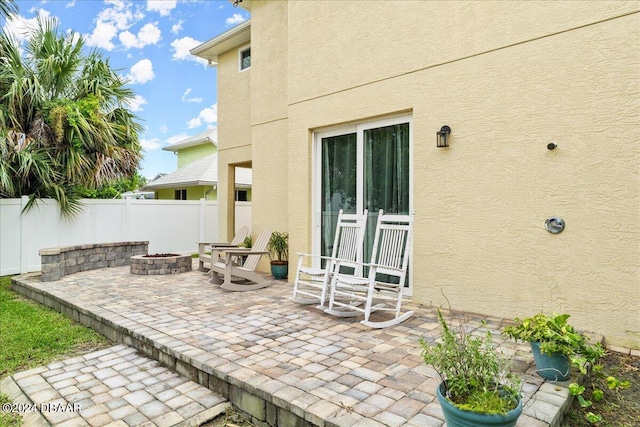 view of patio