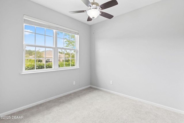 115 Pergola Pl, Ormond Beach, FL 32174 - unfurnished room with carpet flooring and a ceiling fan